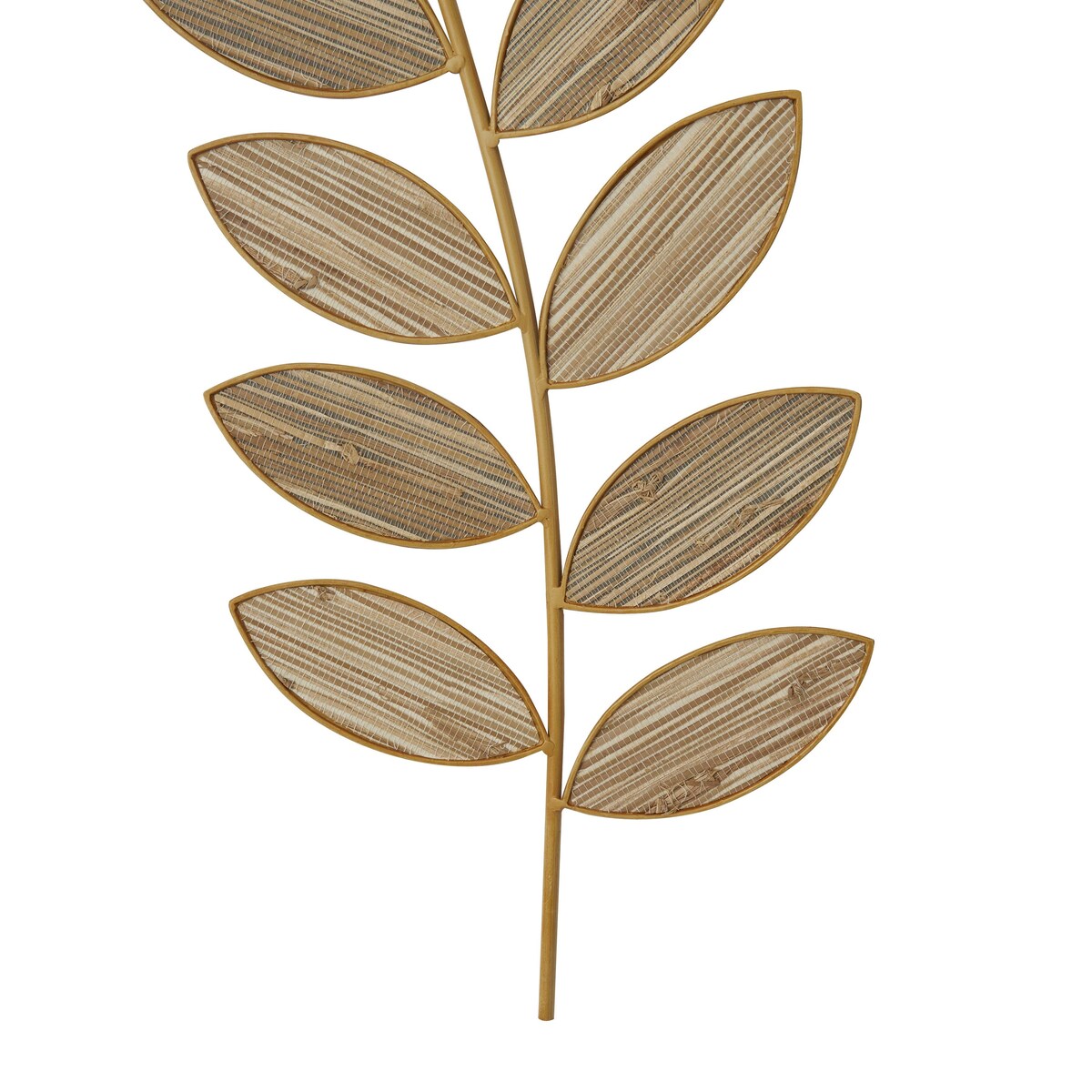 Metal Leaf Home Wall Decor - Set of 2 Brown - Roche River Decor