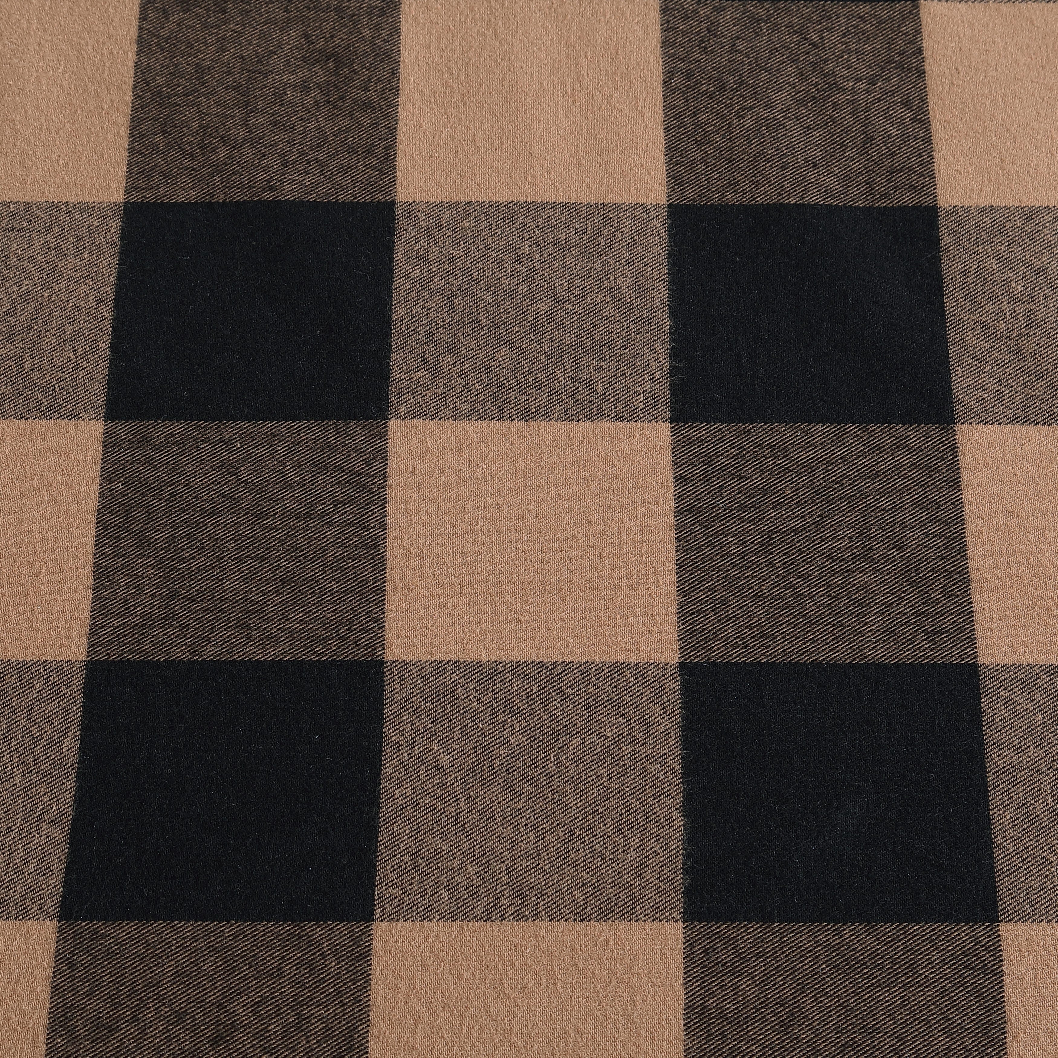 Eddie Bauer Cotton Flannel/Shearling Reverse Throw Blanket