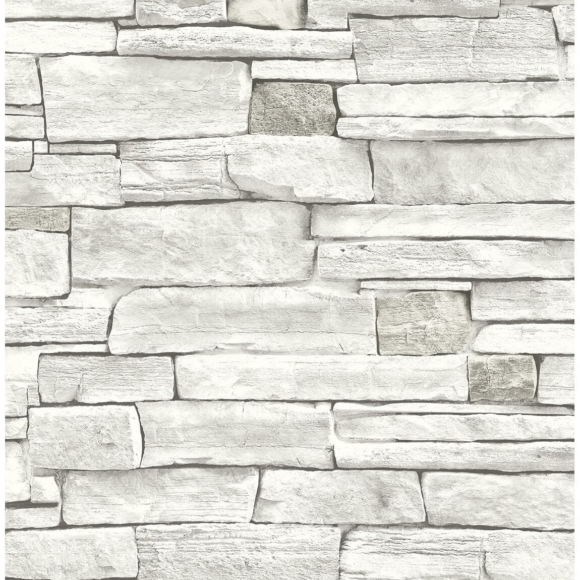 NextWall Stacked Stone Peel and Stick Wallpaper - 20.5 in. W x 18 ft. L