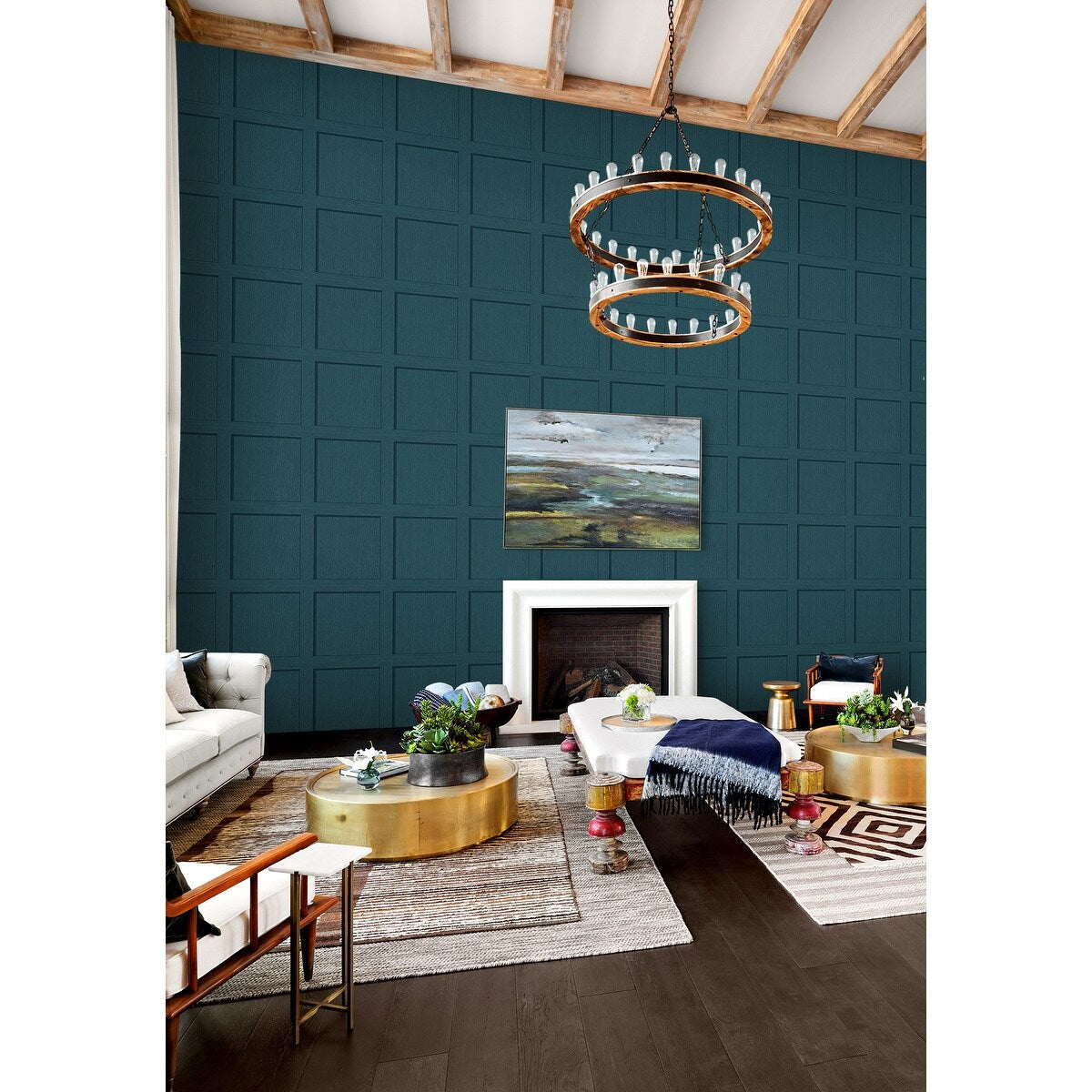 Stacy Garcia Home Squared Away Peel and Stick Wallpaper