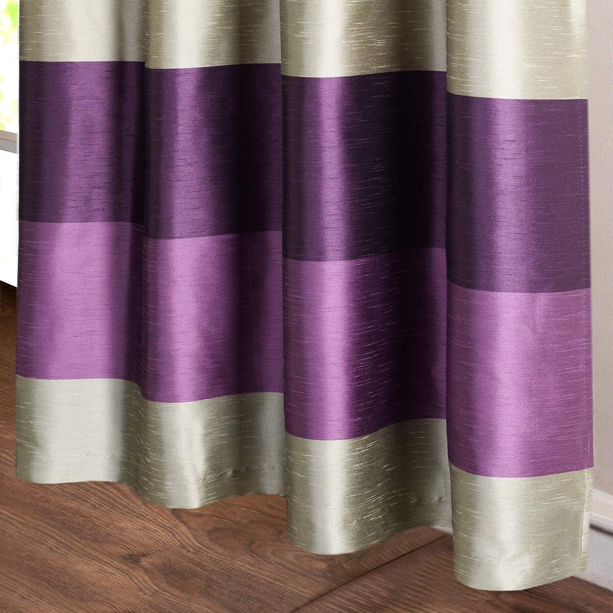 Deco Window 2 Pcs Blackout Curtain Panels Room Darkening Privacy with Thermal Insulation & Eyelets