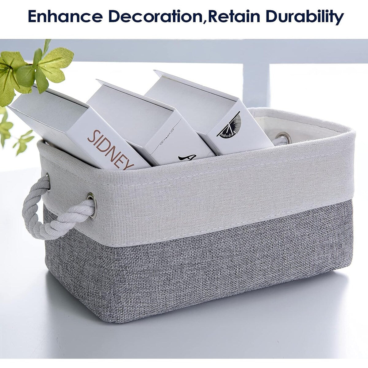 Small Storage Baskets for Organizing- 6 Pack