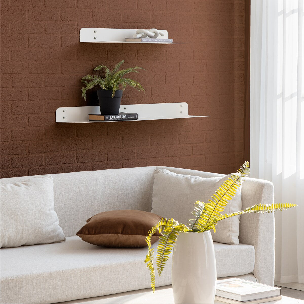 Saffron Fabs Metal Wall Shelves