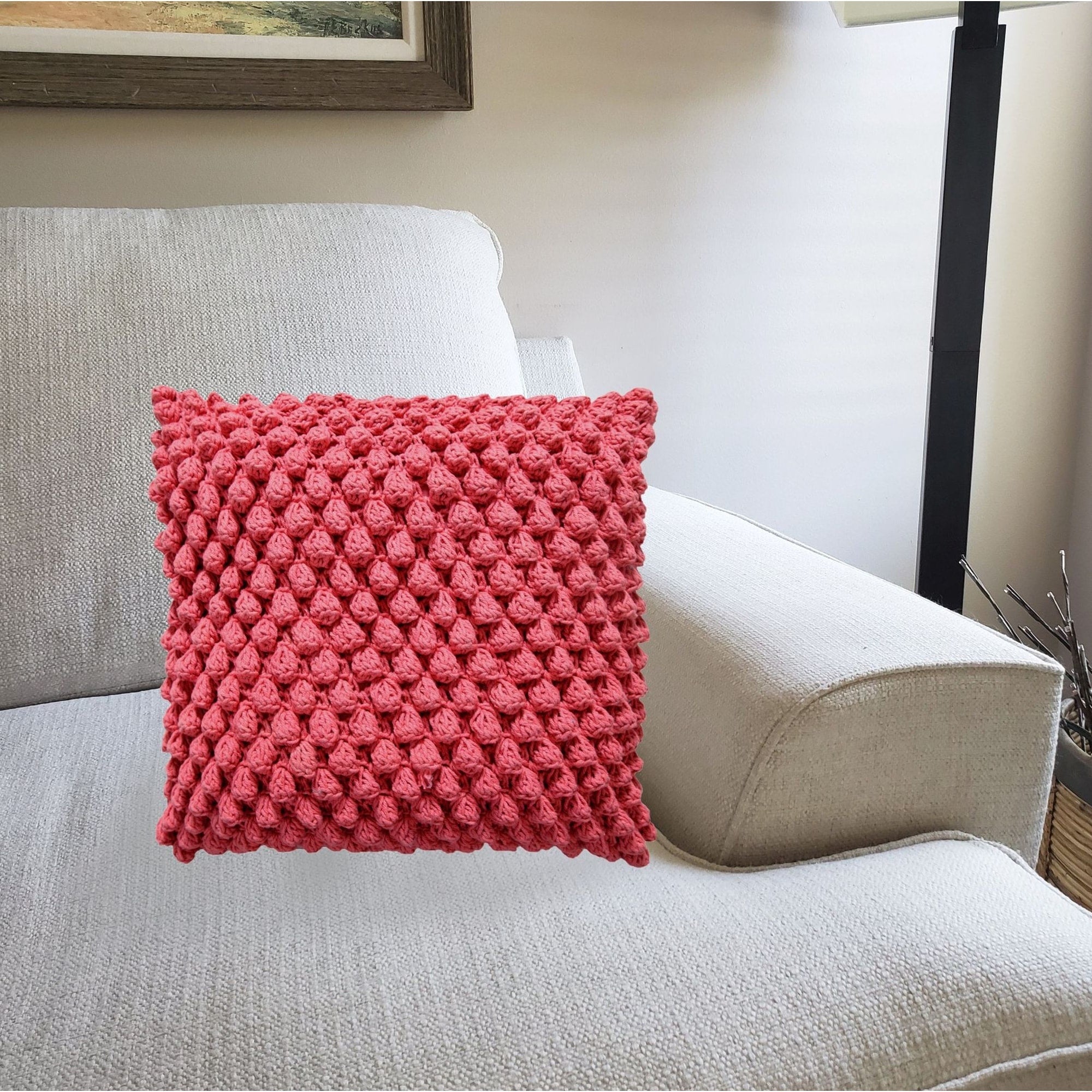 AANNY Design Orbit Ball 18-inch Cotton Decorative Throw Pillow