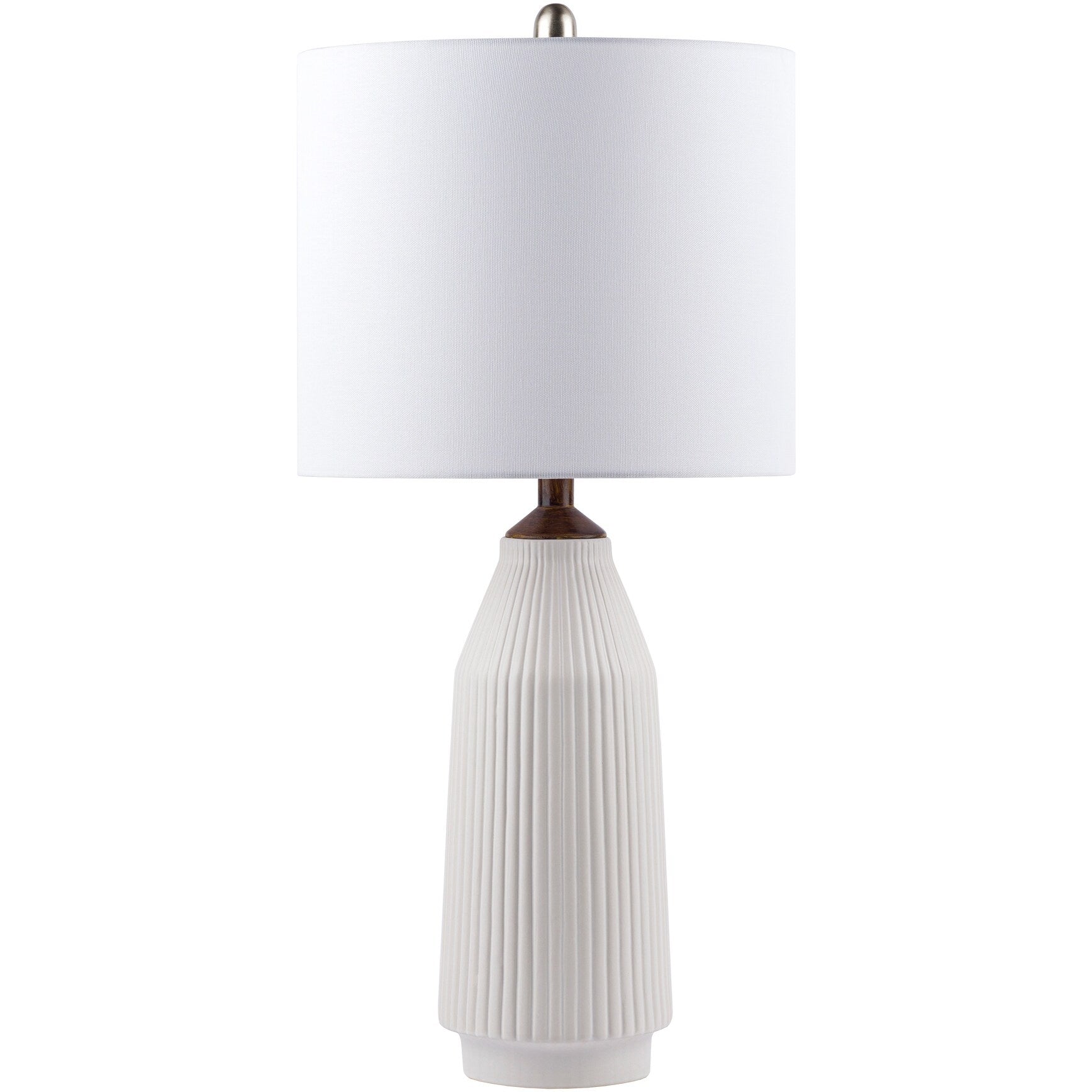 Ashdown Ceramic Table Lamp - 27H x 13W x 13D