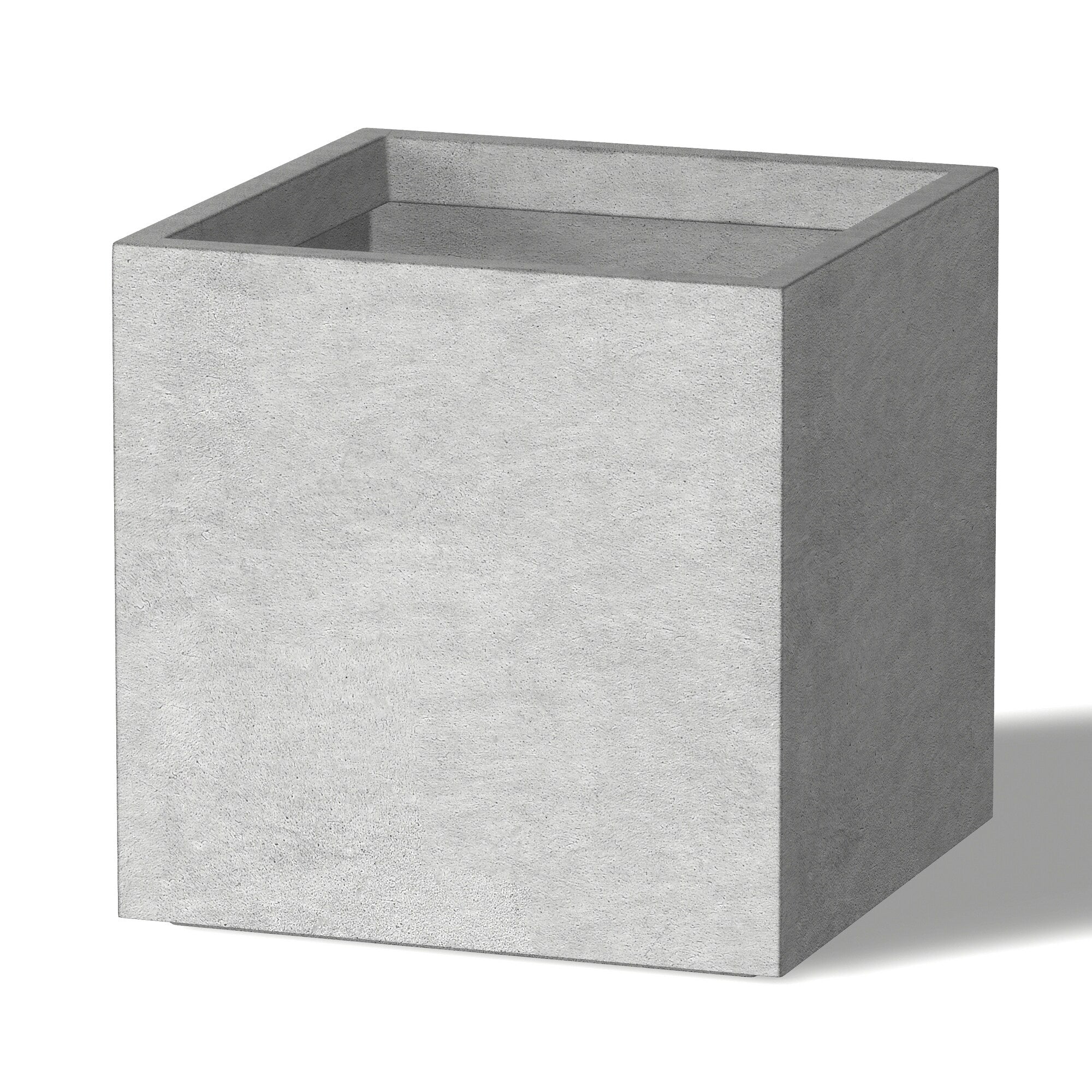 Tall Concrete Square Plant boxes / Large Indoor and Outdoor flower Planters