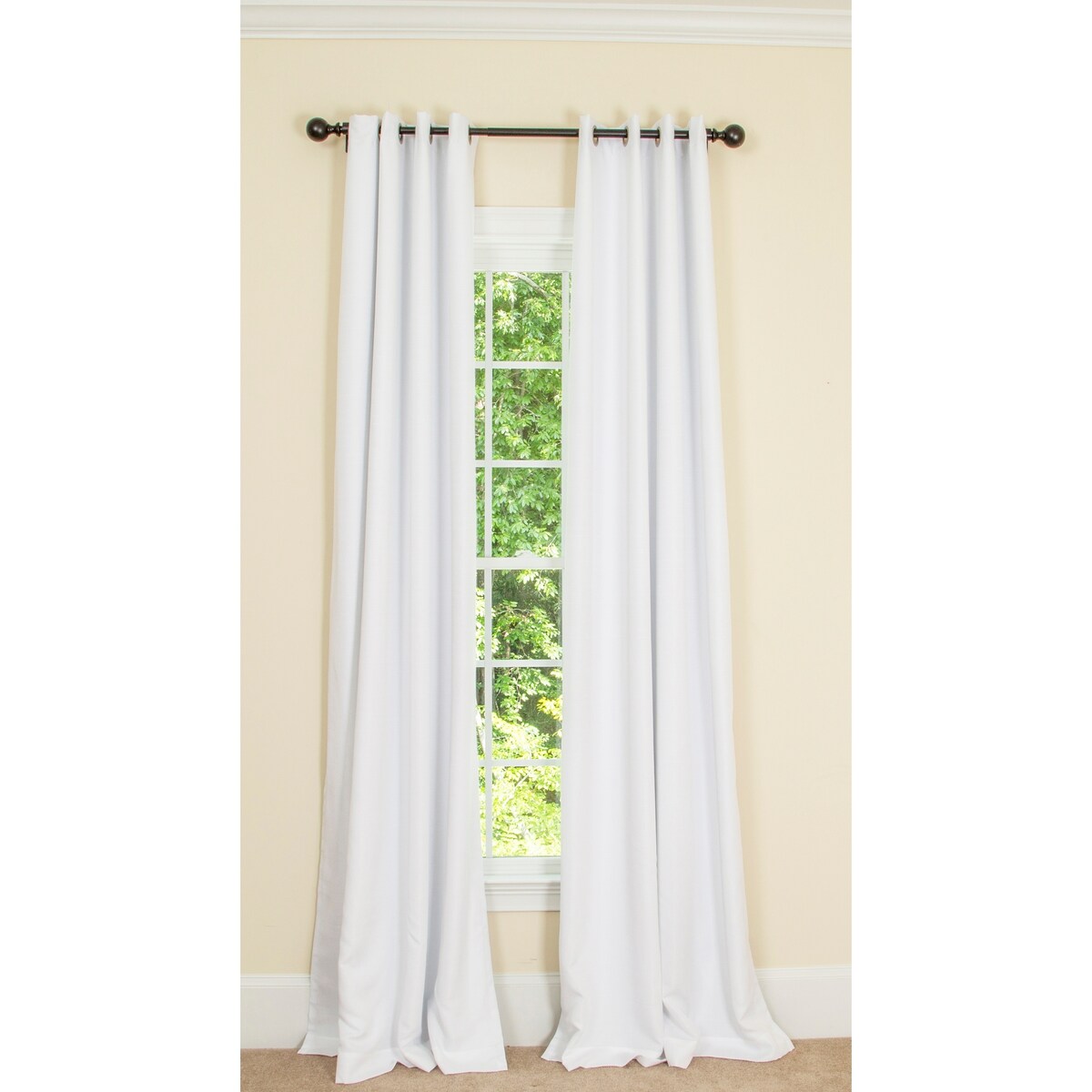 Elle 100% Blackout Grommet Curtains, 2 Panels