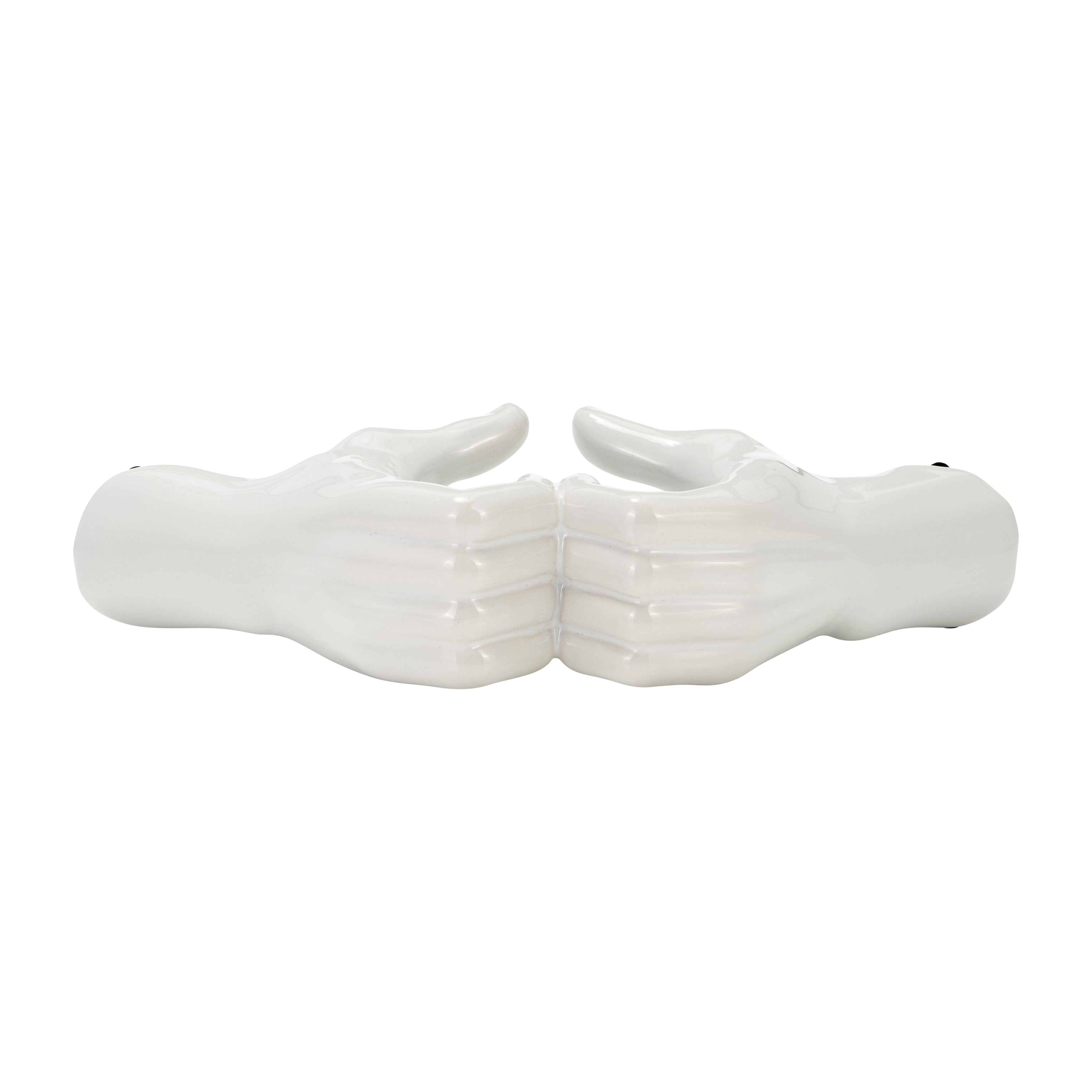 Sagebrook Ceramic Heart Shaped Hands Statue