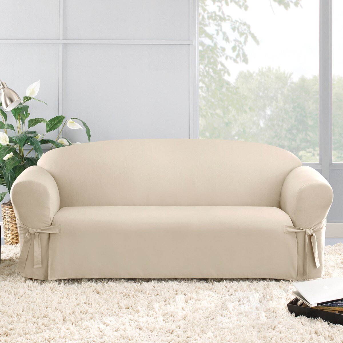 SureFit Duck 1 Piece Sofa Slipcover