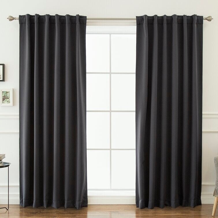 Aurora Home Insulated Thermal Blackout 84-inch Curtain Panel Pair - 52 x 84