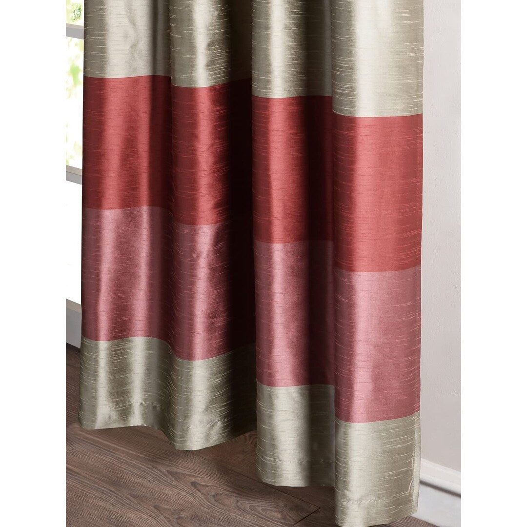 Deco Window 2 Pcs Blackout Curtain Panels Room Darkening Privacy with Thermal Insulation & Eyelets