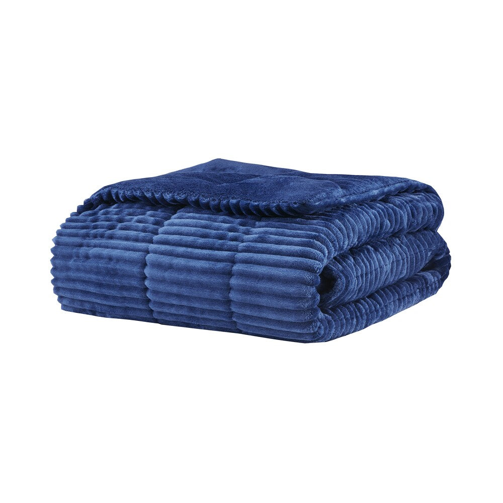 Madison Park Parker Oversized Plush Down Alternative Filled Throw