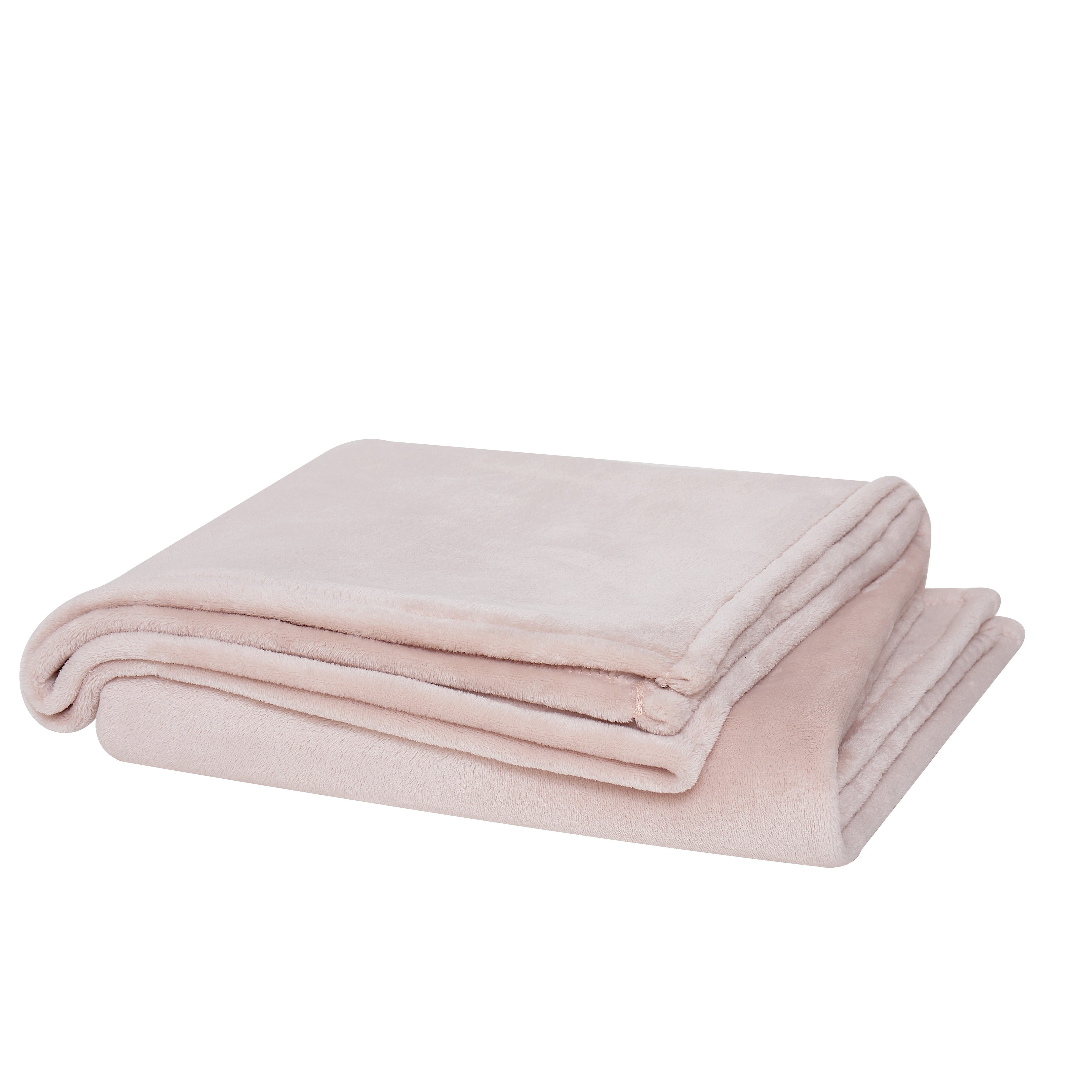 Cannon Heritage Solid Plush Blanket & Throw