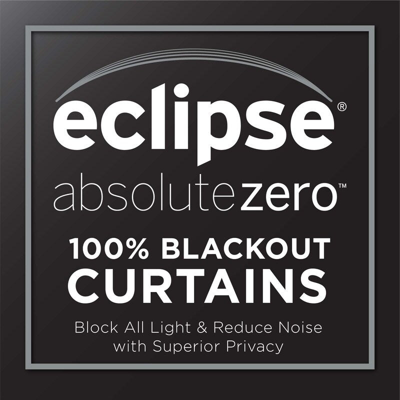 Eclipse Harper Velvet Absolute Zero Blackout Window Panel