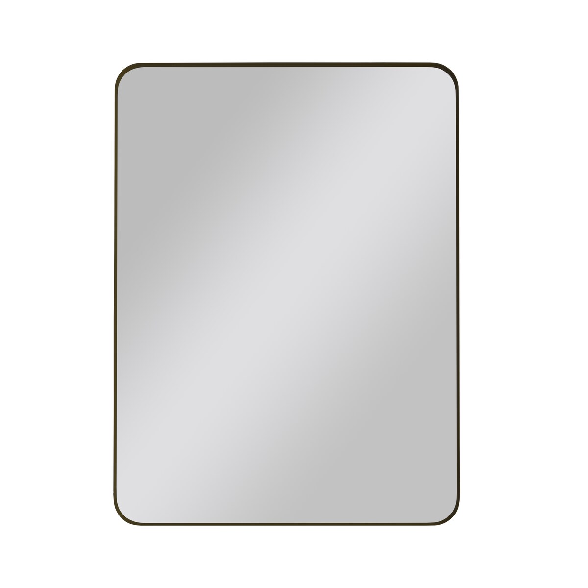 30x40 Inch Black Rectangular Mirror Metal Framed Mirror - 30x40 Inch