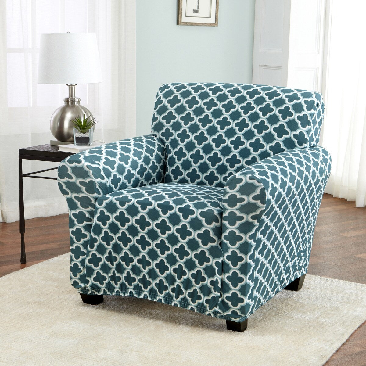 Premium Stretch Printed Chair Slipcover