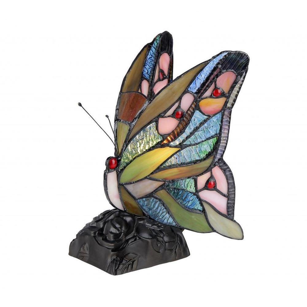 Tiffany-Style Butterfly Nightlight/Accent Lamp