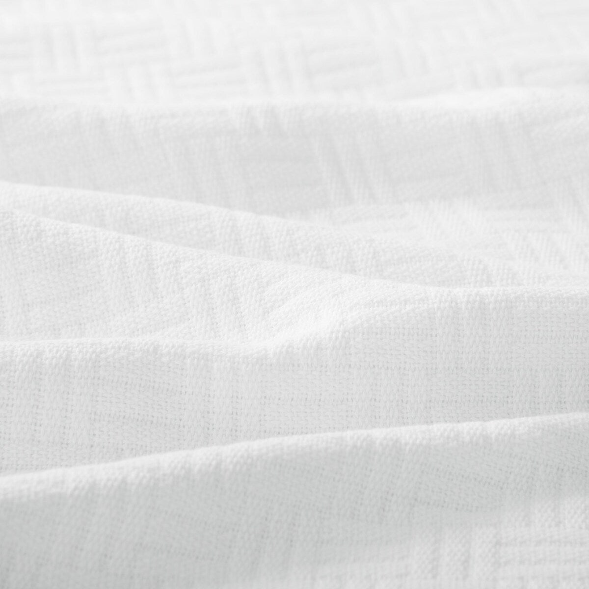 Host & Home Basketweave Cotton Blanket