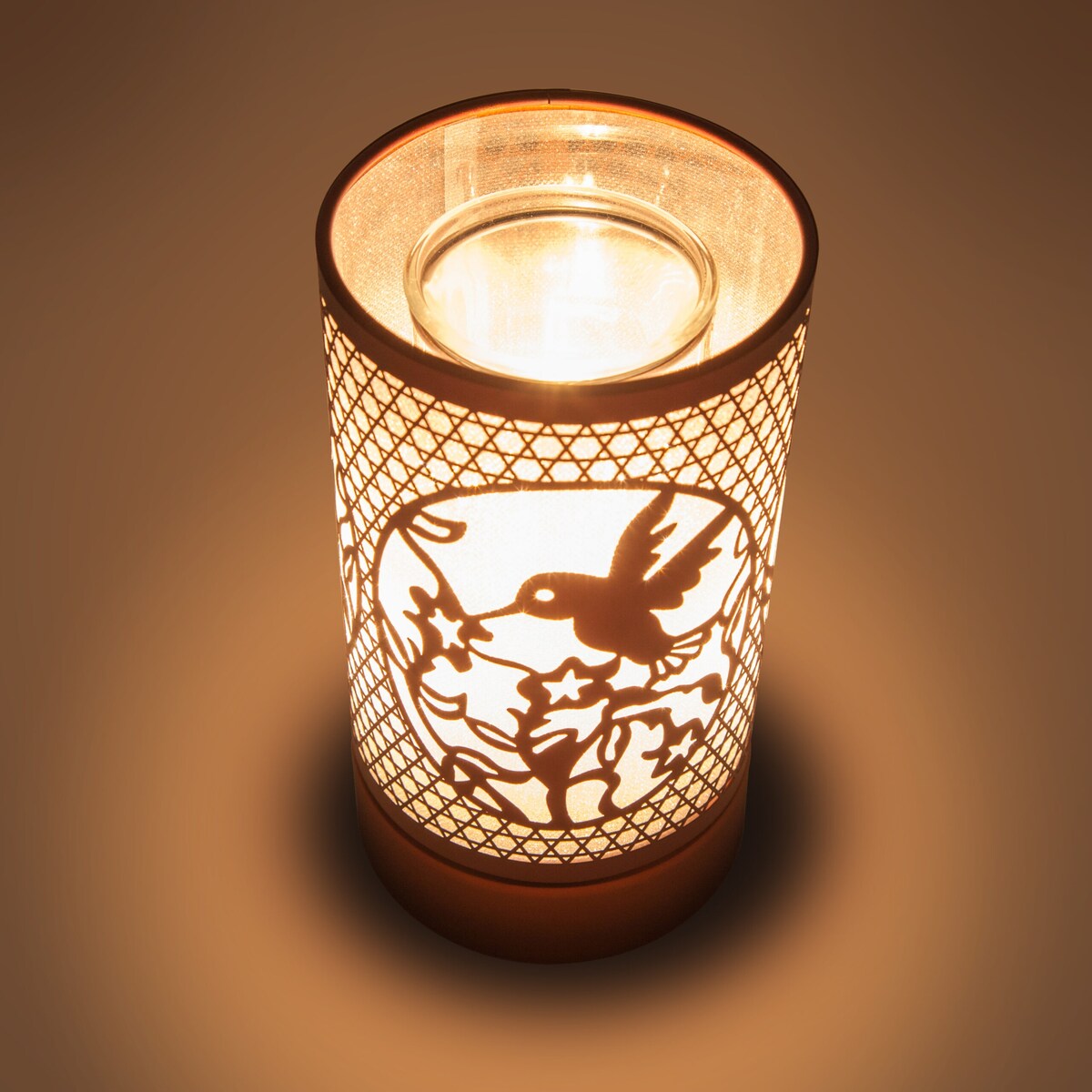 7 Touch lamp/Oil burner/Wax warmer - Copper Hummingbird - 3.75*3.75*7