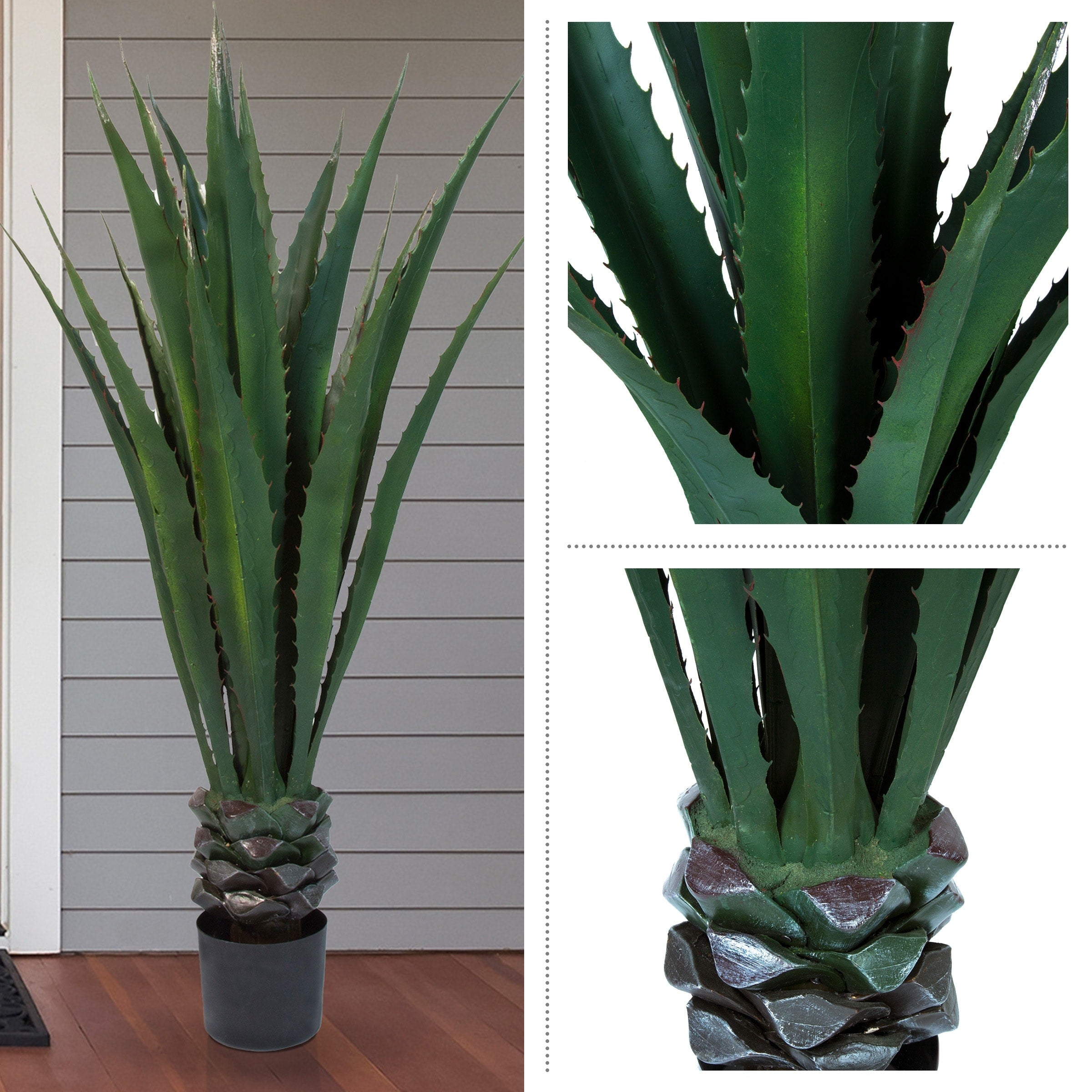 Pure Garden Giant Agave Fake Plant - 52-Inch