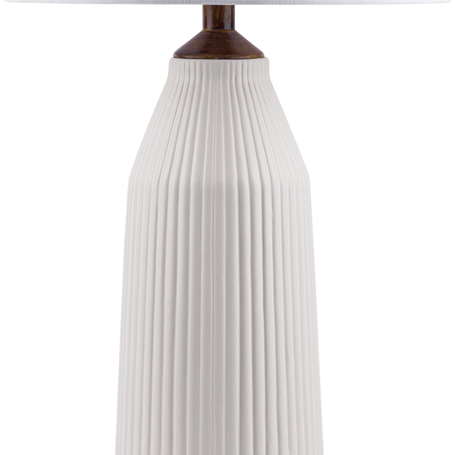 Ashdown Ceramic Table Lamp - 27H x 13W x 13D