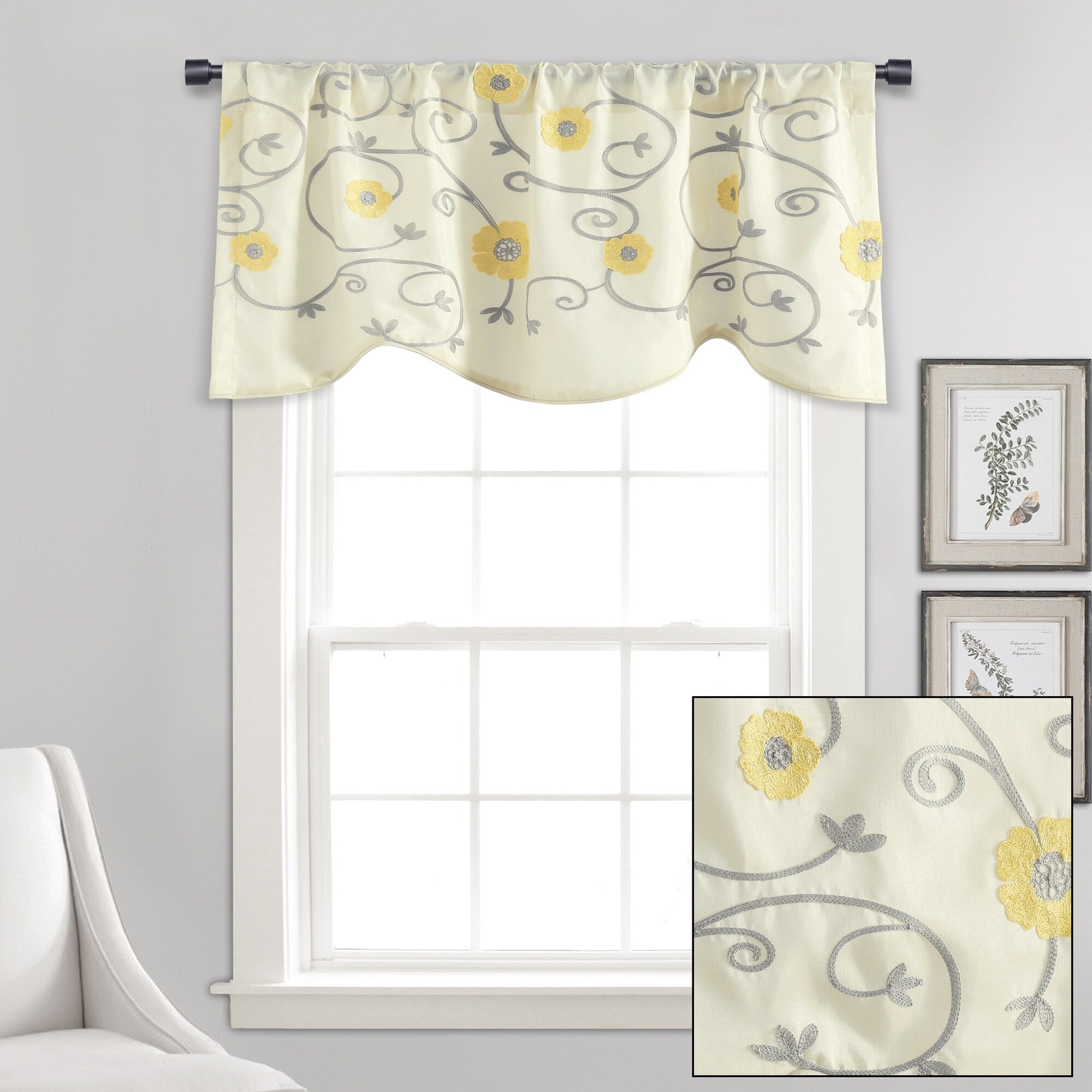 Lush Decor Royal Garden Valance