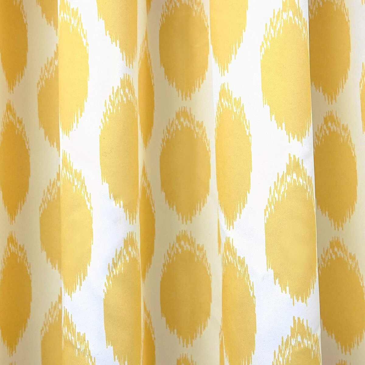 DriftAway Allen Circle Ikat Polka Dot Window Valance