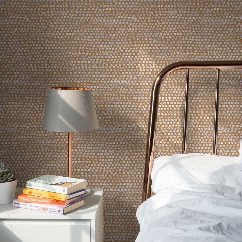 Tempaper Moire Dots Peel and Stick Wallpaper