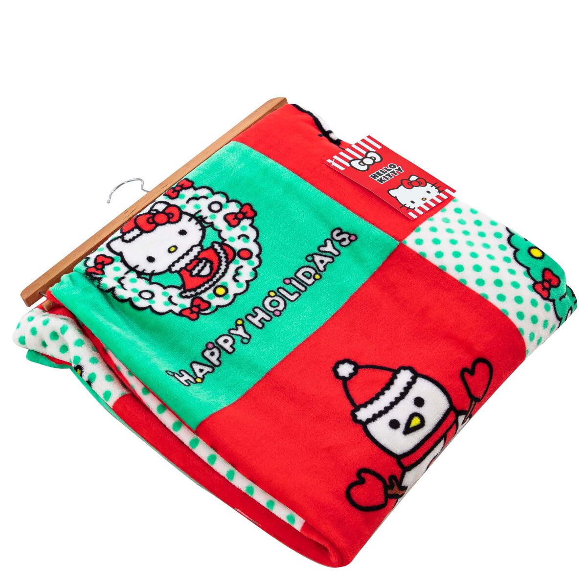 Sanrio Hello Kitty Holiday Hugs Silk Touch Throw Blanket