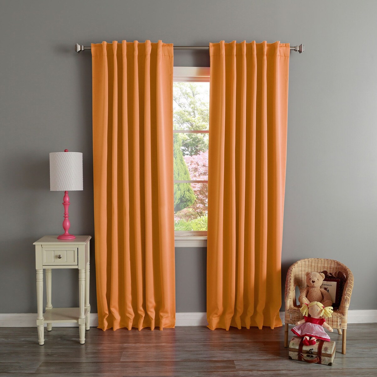 Aurora Home Insulated Thermal Blackout 84-inch Curtain Panel Pair - 52 x 84