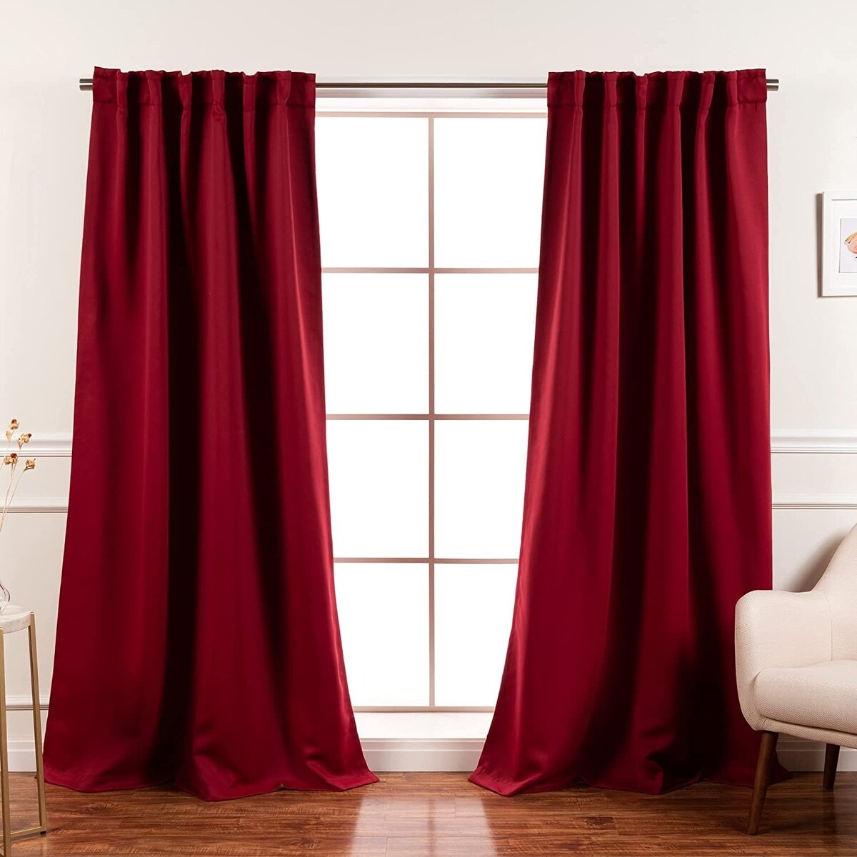 Aurora Home Insulated Thermal Blackout 84-inch Curtain Panel Pair - 52 x 84