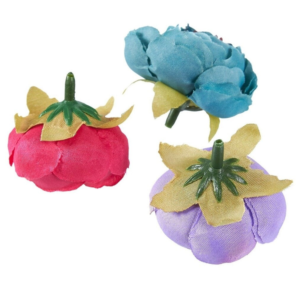 60-Pack Peony Flower Heads Artificial Flowers Wedding Decorations Mixed Colors