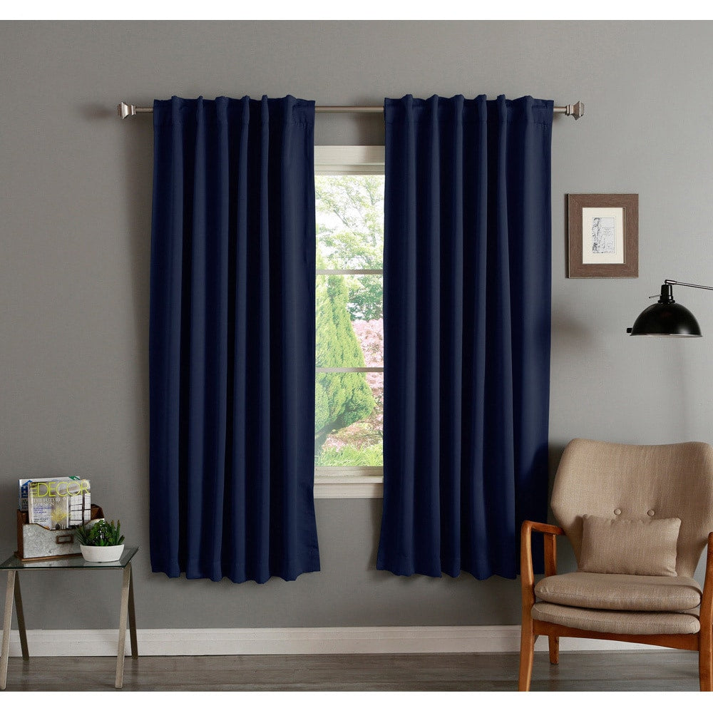 Aurora Home Insulated 72-inch Thermal Blackout Curtain Panel Pair - 52 x 72