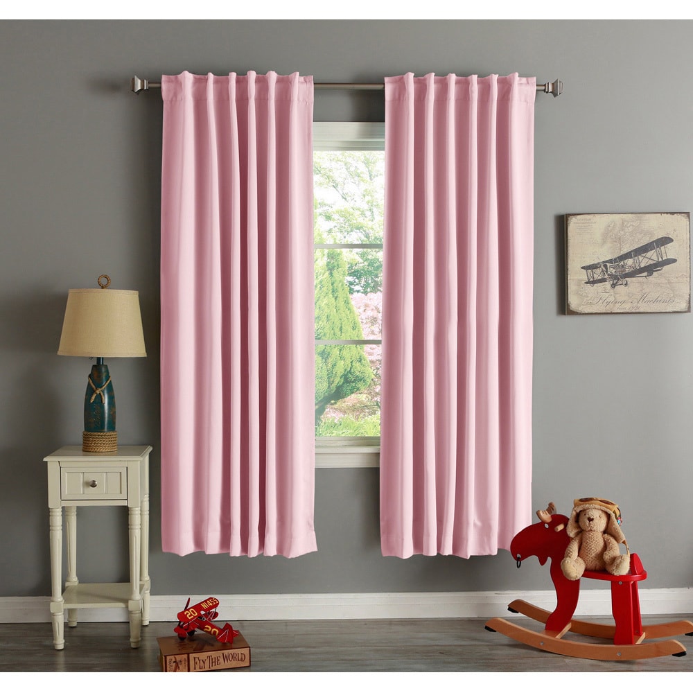 Aurora Home Insulated 72-inch Thermal Blackout Curtain Panel Pair - 52 x 72