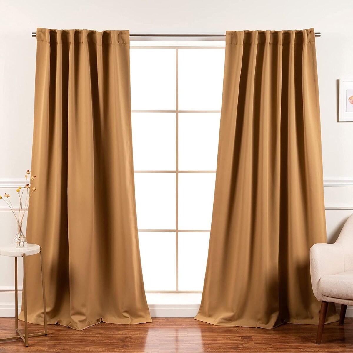 Aurora Home Insulated Thermal Blackout 84-inch Curtain Panel Pair - 52 x 84