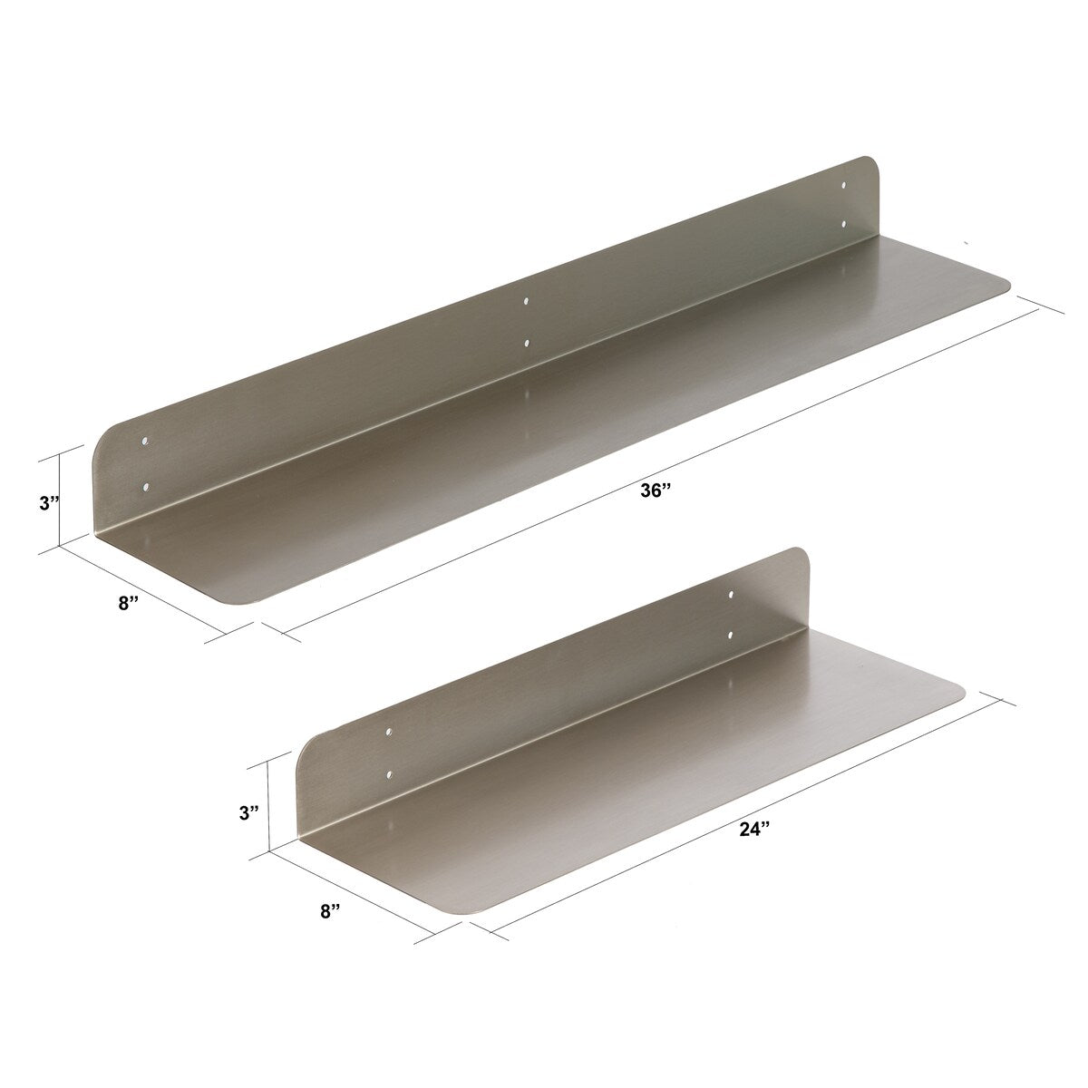 Saffron Fabs Metal Wall Shelves