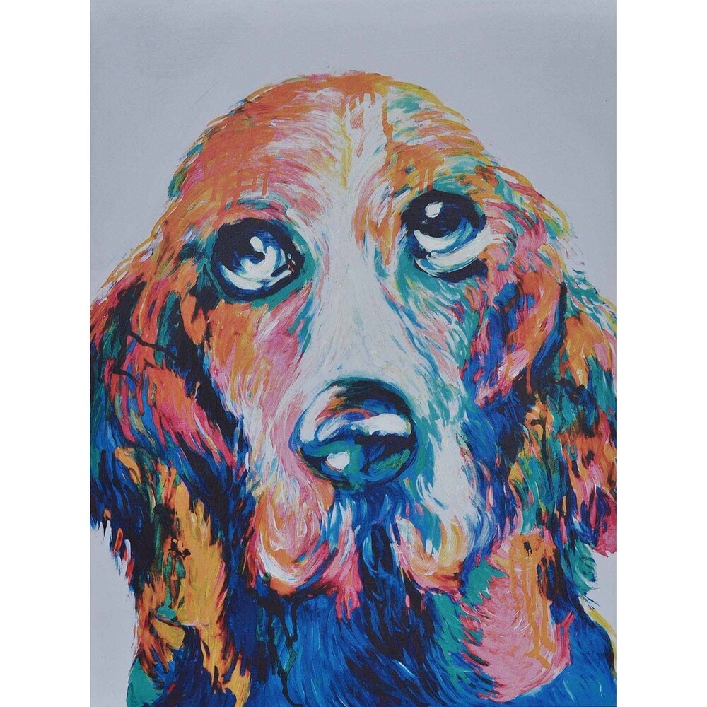 Jack Multicolor Vertical Canvas Print - Multi-color