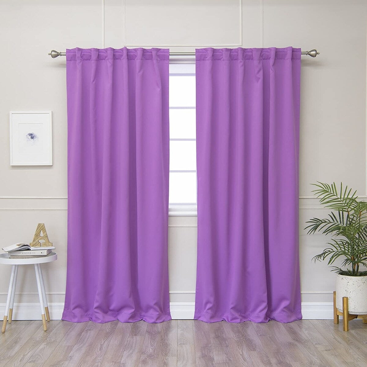 Aurora Home Insulated Thermal Blackout 84-inch Curtain Panel Pair - 52 x 84