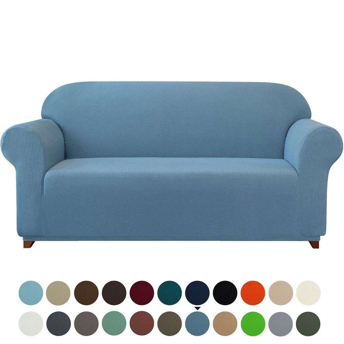 Subrtex 1 Piece Loveseat Slipcover Stretch Spandex Furniture Protector