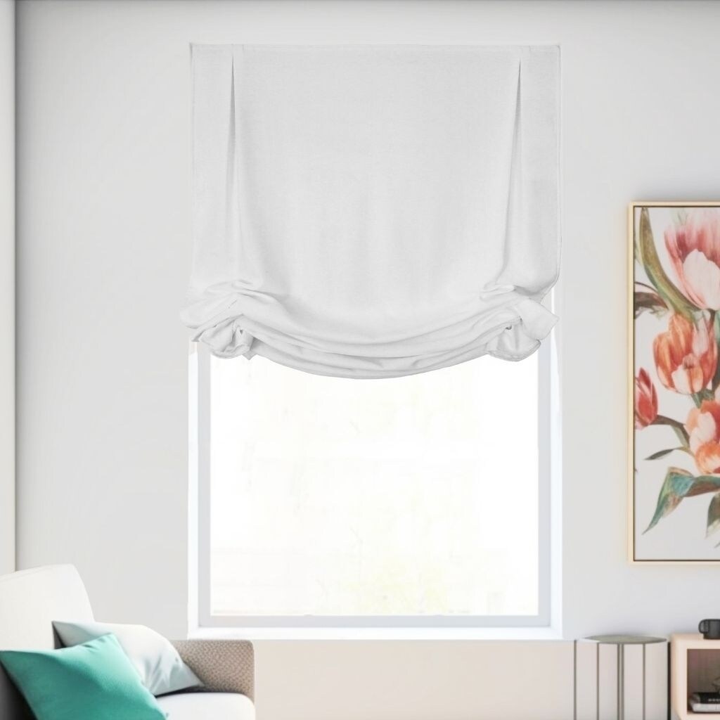 CHICOLOGY Cordless Roman Shades, Relaxed Window Blinds