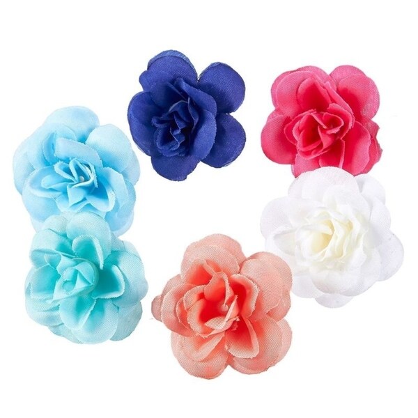 60PCS Artificial Rose Flower Heads Bulk Wedding Baby Showers Crafts, Mix, 3