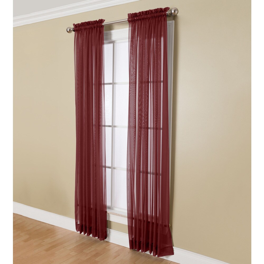 Miller Curtains Angelica 108-inch Rod Pocket Sheer Panel