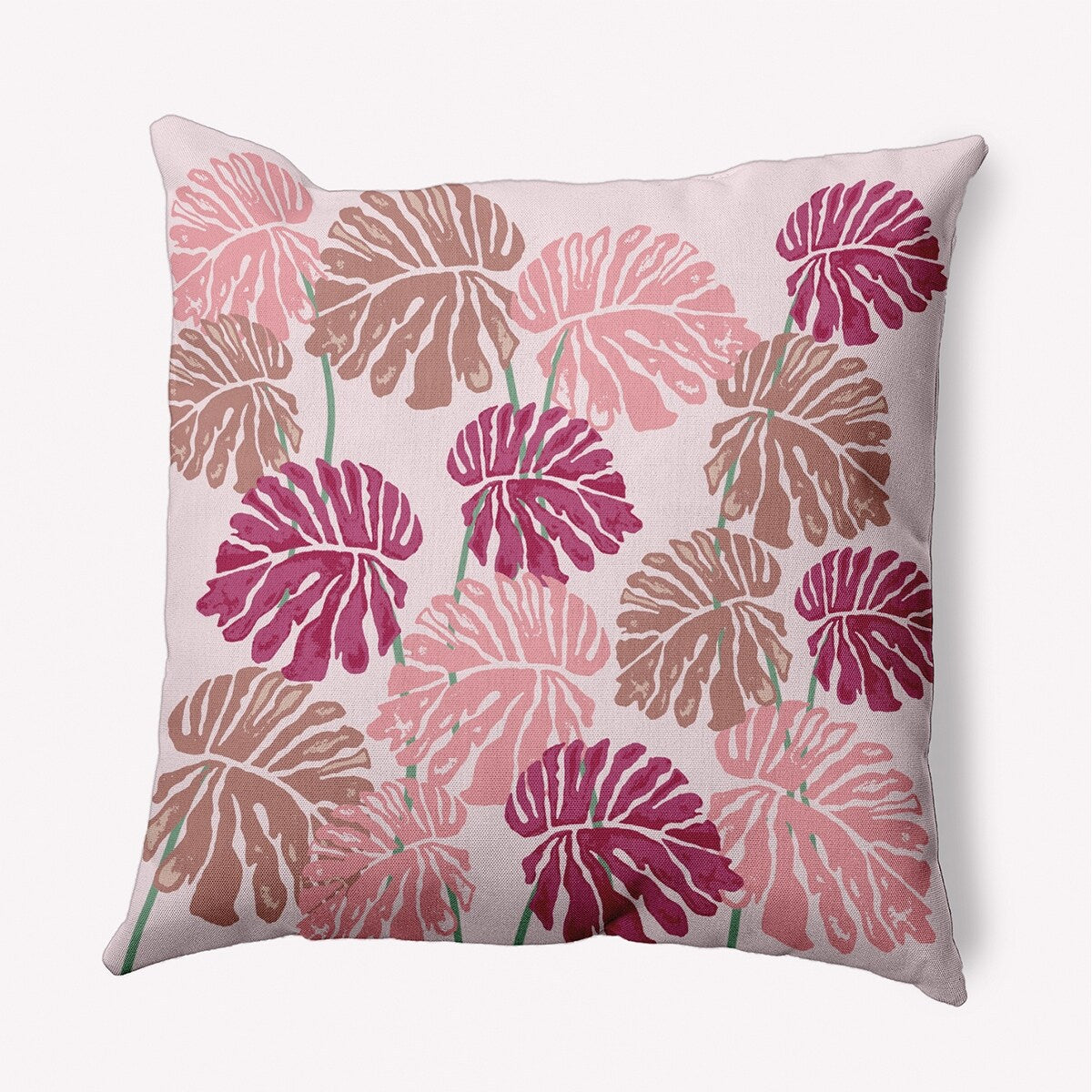 Big Leaves Decorative Throw Pillow