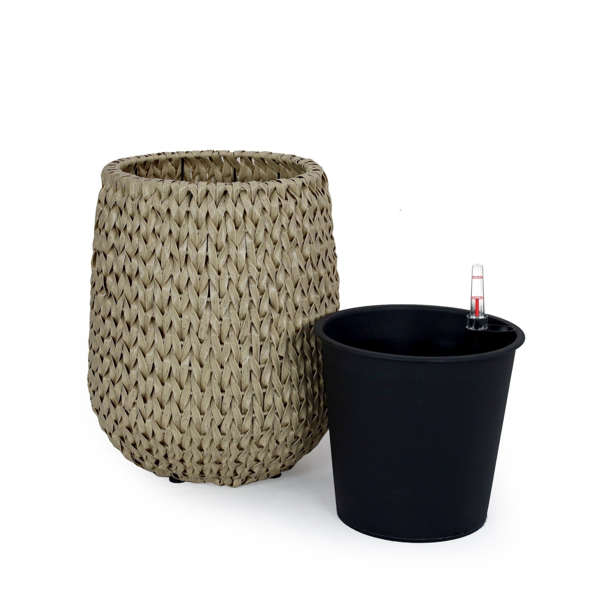 DTY Signature Self-watering Wicker Planter - Garden Decoration Pot