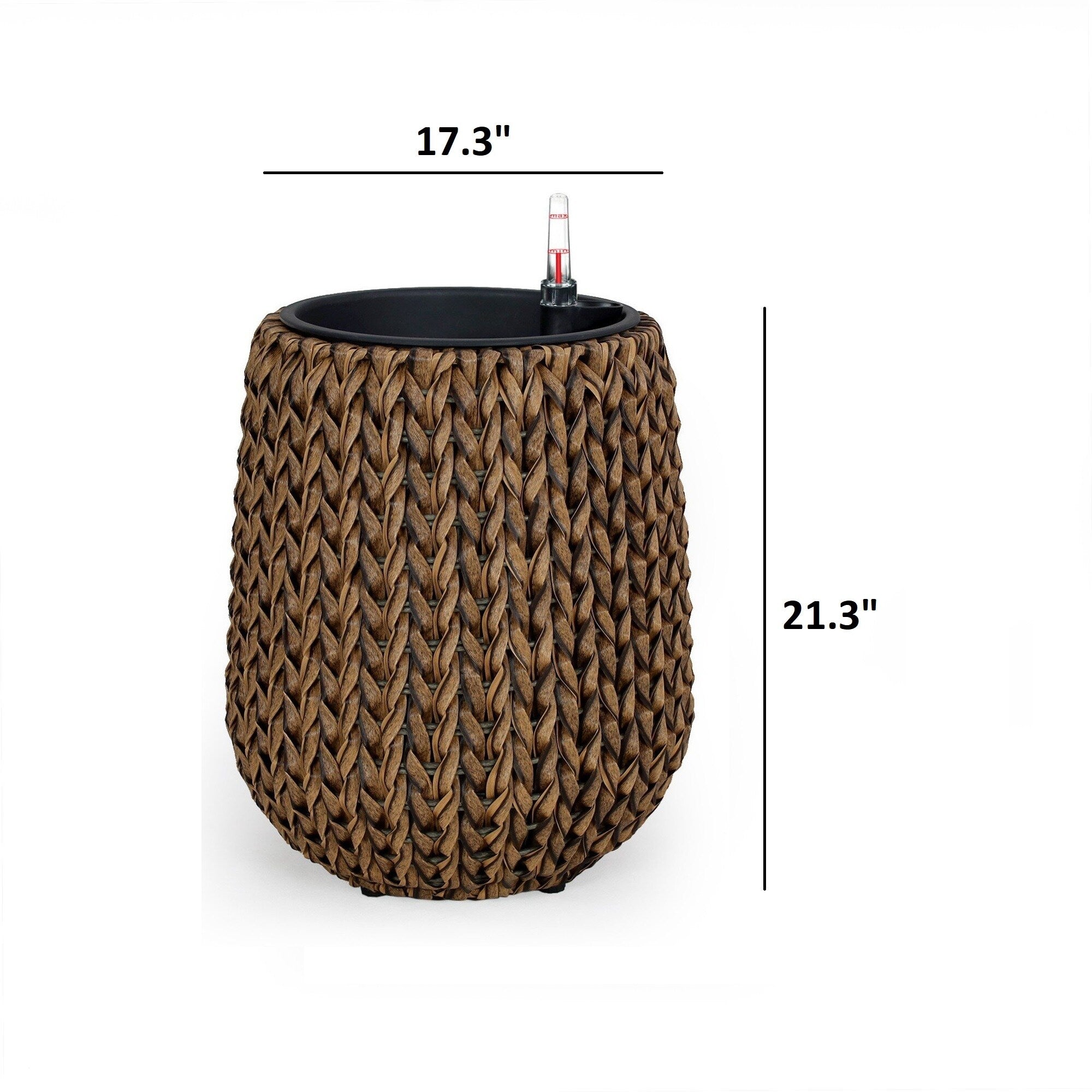 DTY Signature Self-watering Wicker Planter - Garden Decoration Pot