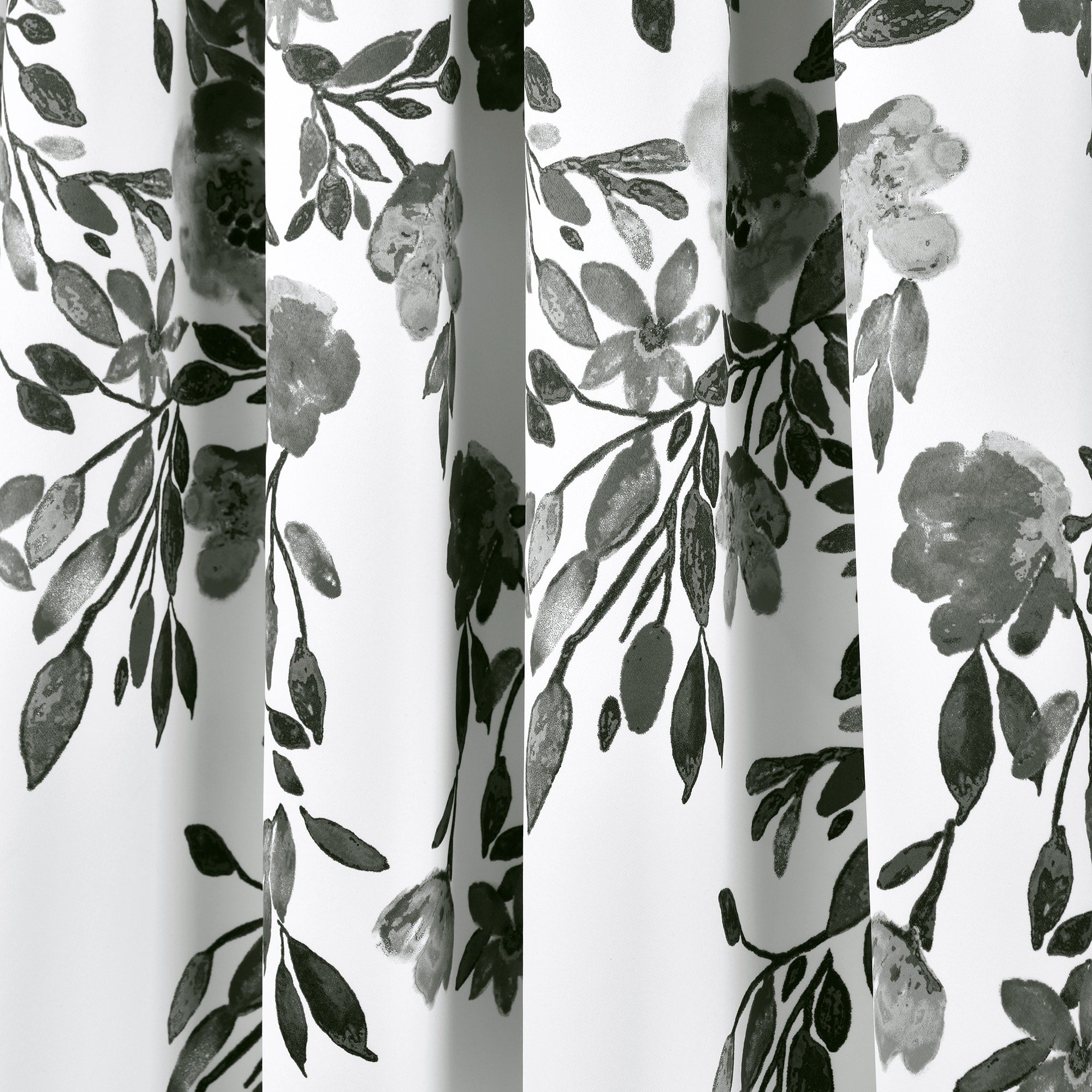 Porch & Den Elcaro Floral Room Darkening Curtain Panel Pair