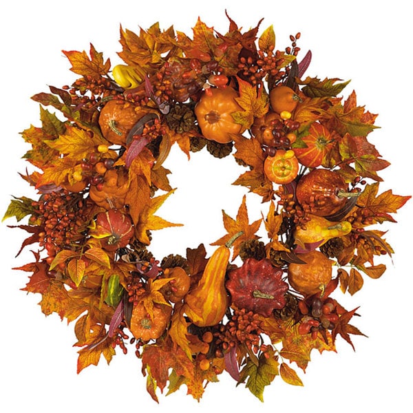 Pumpkin Harvest Wreath