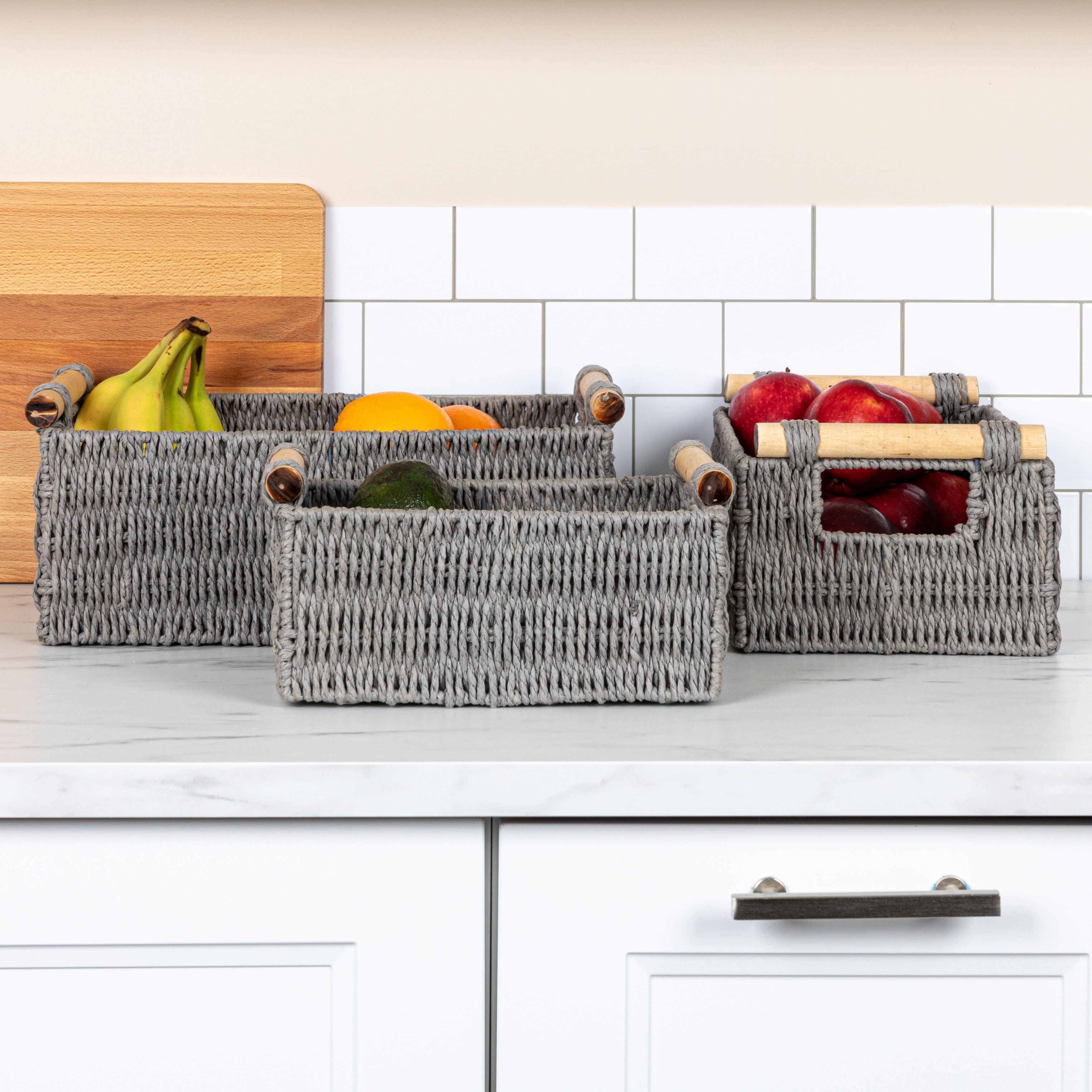 Household Essentials Decorative Woven Baskets