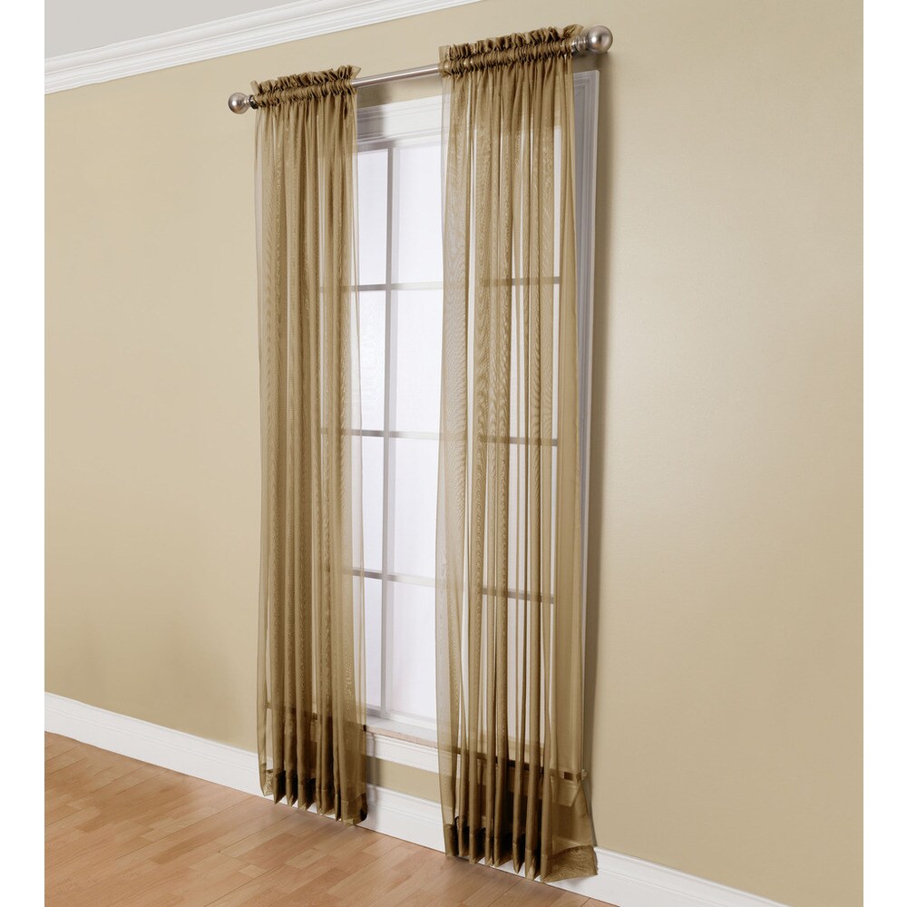 Miller Curtains Angelica 108-inch Rod Pocket Sheer Panel