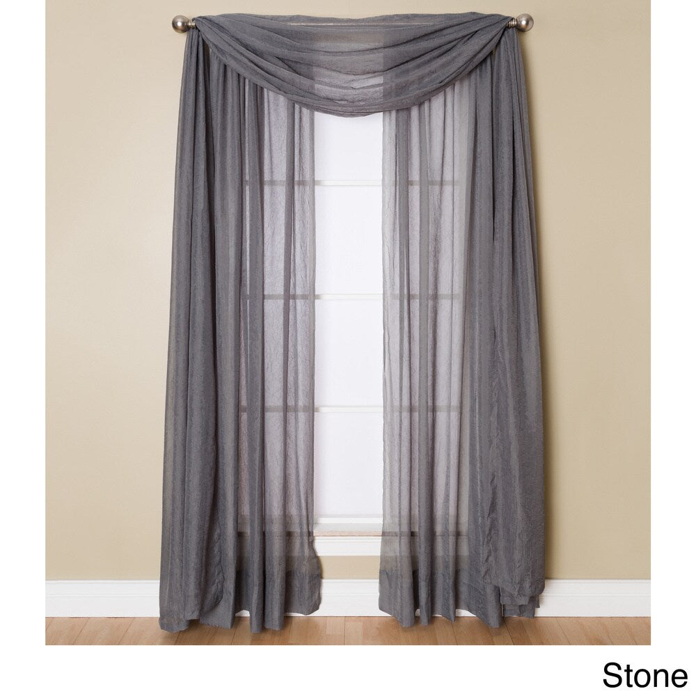 Miller Curtains Preston 216-inch Sheer Window Scarf